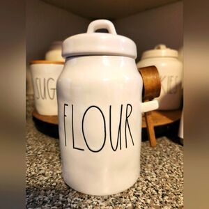 Rae dunn flower canister